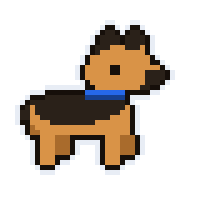 Argos's full cycle: patrolling, sniffing out a lineage traversal, barking with a red collar at a finding, writing it back, wagging when it clears, then asleep.